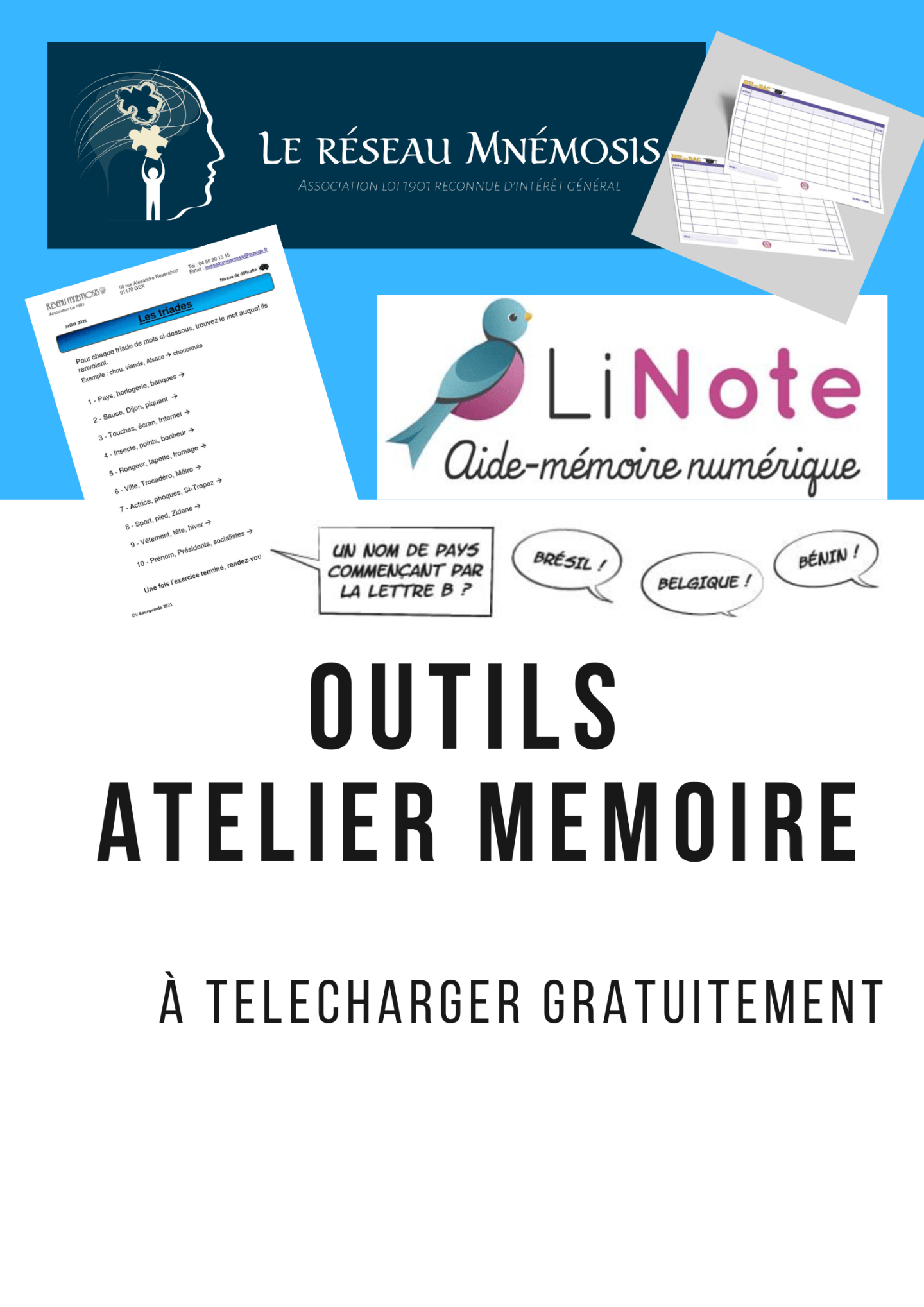 Outils ATELIER MEMOIRE – Virginie Couillaud, éducatrice spécialisée