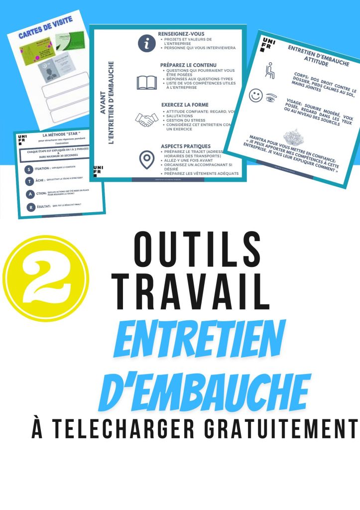 Outils TRAVAIL 2: ENTRETIEN D’EMBAUCHE – Virginie Couillaud, éducatrice ...